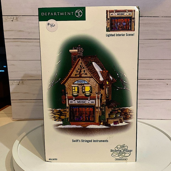 DEPARTMENT 56 - Swifts Stringed Instruments - Heritage Village - Dickens Village - Picture 11 of 12
